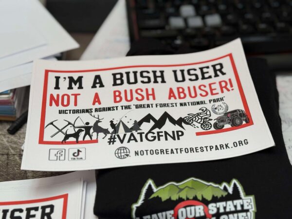 I'm a Bush User not a Bush Abuser Sticker